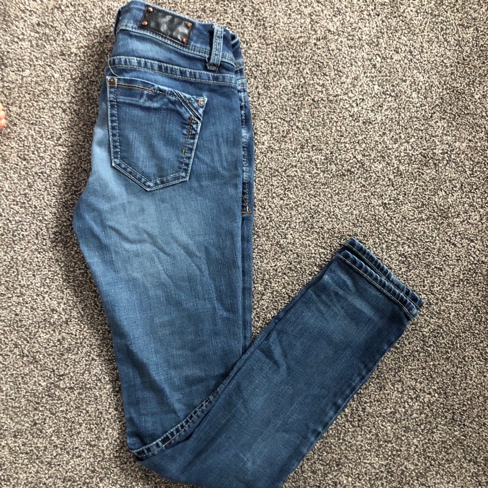 Buckle Black skinny jeans